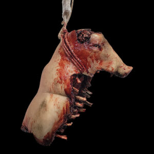 MEDIUM BLOODY  PIG w/ BRAIN